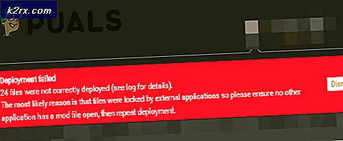 Fix: Vortex-implementering mislykkedes