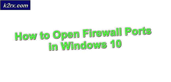 Hoe Firewall-poorten openen in Windows 10?