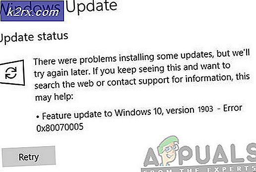Hoe kan ik fout 0x80070005 oplossen in Windows 10 Feature Update 1903?