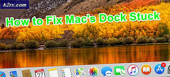 Sådan repareres Mac Dock, der sidder fast?