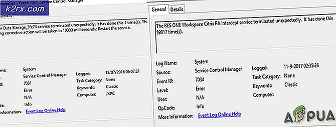 Gebeurtenis-ID 7031 of 7034 oplossen Fout wanneer de gebruiker zich afmeldt bij Windows 10