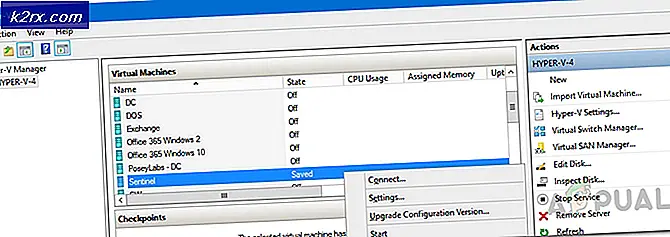 Fix: Hyper-V Virtual Machine bleibt im gespeicherten Zustand hängen