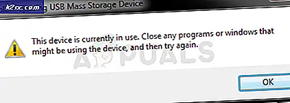 Fix: USB-fejl Denne enhed er i øjeblikket i brug