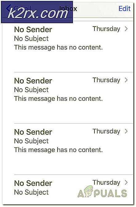 Hoe iOS-mail te repareren Geen afzender Geen onderwerpprobleem