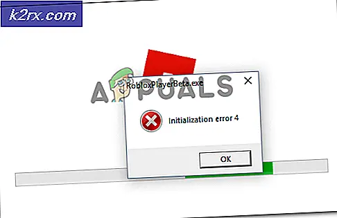 Slik løser du Roblox 'initialiseringsfeil 4'