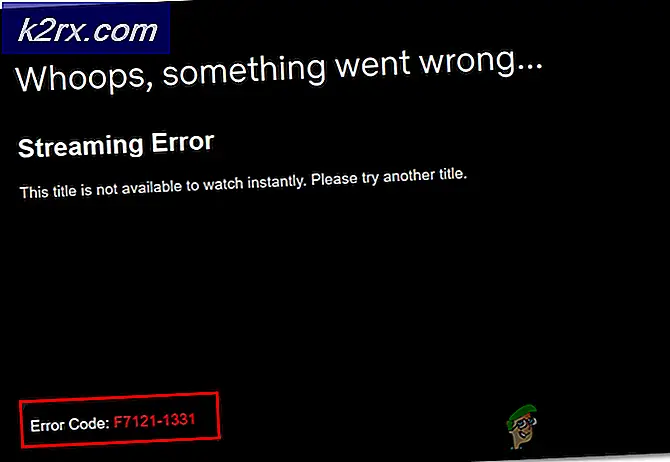 Cách khắc phục lỗi phát trực tuyến F7121-1331 trong Netflix