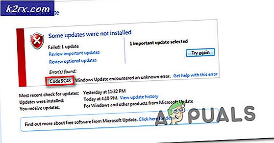 Làm thế nào để sửa mã lỗi Windows Update 9c48?