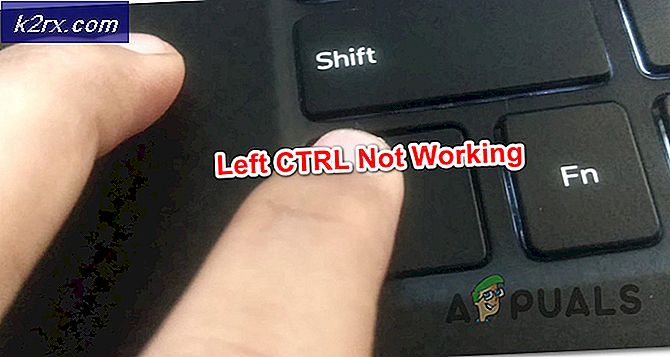 Hoe te repareren dat de linker CTRL-toets niet werkt op Windows?