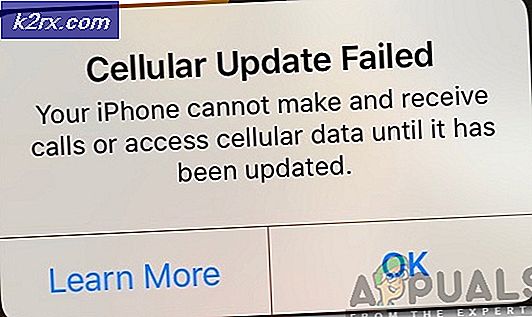 Hoe de ‘Cellular Update Failed'-fout op de iPhone te repareren?
