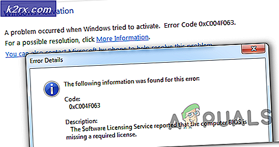 Hur fixar jag Windows-aktiveringsfel 0xc004f063?