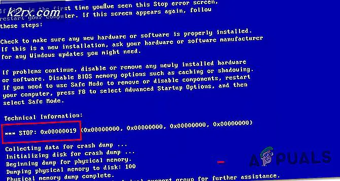 Hoe kritieke Windows-fout 0x00000019 op te lossen?