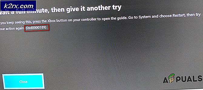 Hoe kan ik foutcode 0xd0000189 op Xbox One oplossen?