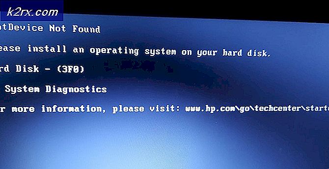 Fix: Boot Device hittades inte hårddisk - (3F0) -fel på Ubuntu PC