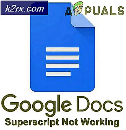 Fix: Google Docs Superscript fungerer ikke