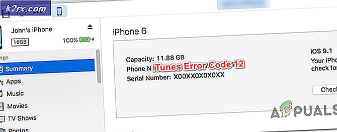 Hoe iTunes-foutcode 12 te repareren