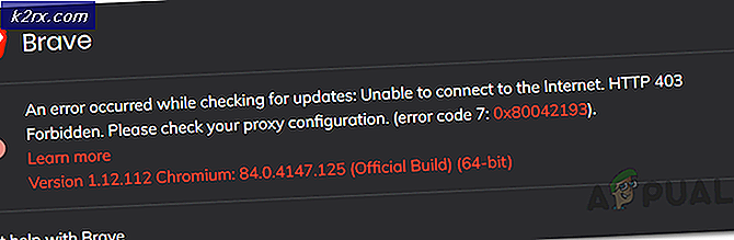 Hoe Brave Update Error 0x80042193 te repareren