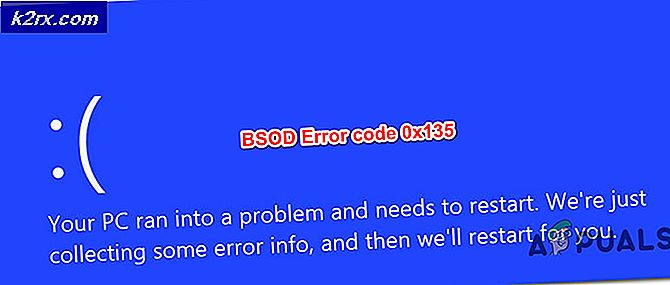 Sådan repareres BSOD med fejlkode 0x135 på Windows 10