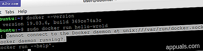 Kan inte ansluta till Docker Daemon på 'unix: ///var/run/docker.sock'