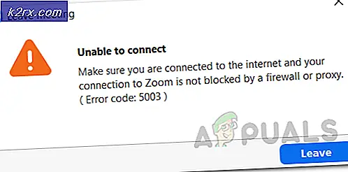 Fix: Zoom kann keine Verbindung herstellen Fehlercode 5003