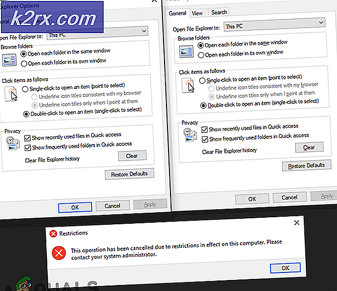วิธีปิดการใช้งานตัวเลือกโฟลเดอร์ของ File Explorer