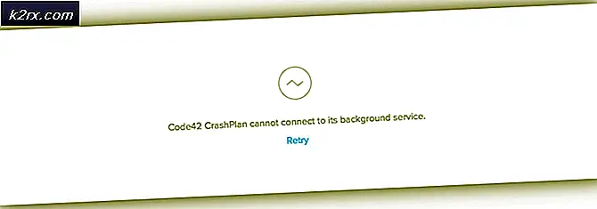 Sådan løses Code42 CrashPlan 'kan ikke oprette forbindelse til baggrundstjeneste' fejl