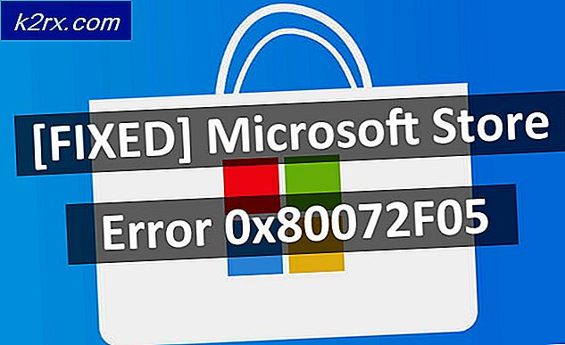 Microsoft Store-fejl 0x80072F05