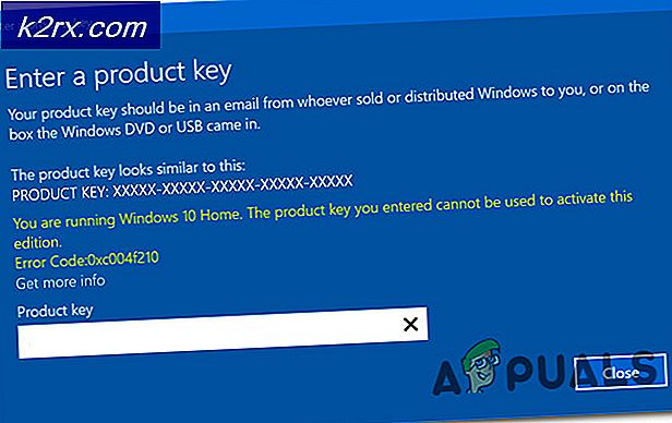 Fout 0xc004f210 oplossen bij activering Windows 10