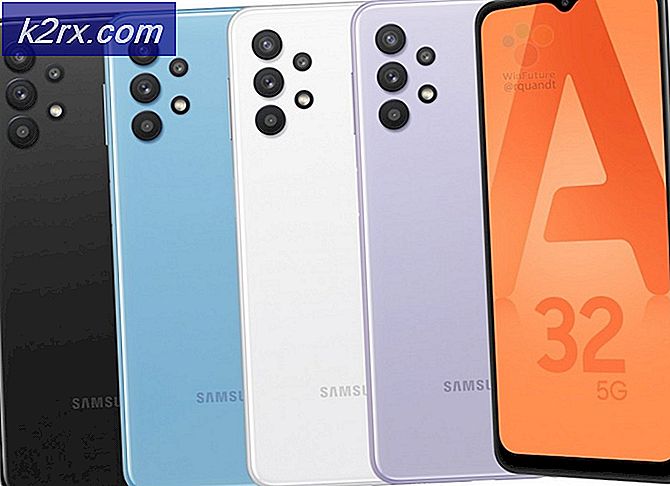 Druk op Renders van Galaxy A32 Samsungs goedkoopste 5G-ready apparaat lekt online