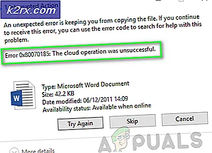 Hoe OneDrive-foutcode 0x80070185 op Windows 10 te repareren?