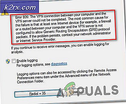 Sådan rettes VPN-fejl 806 (GRE-blokeret) på Windows