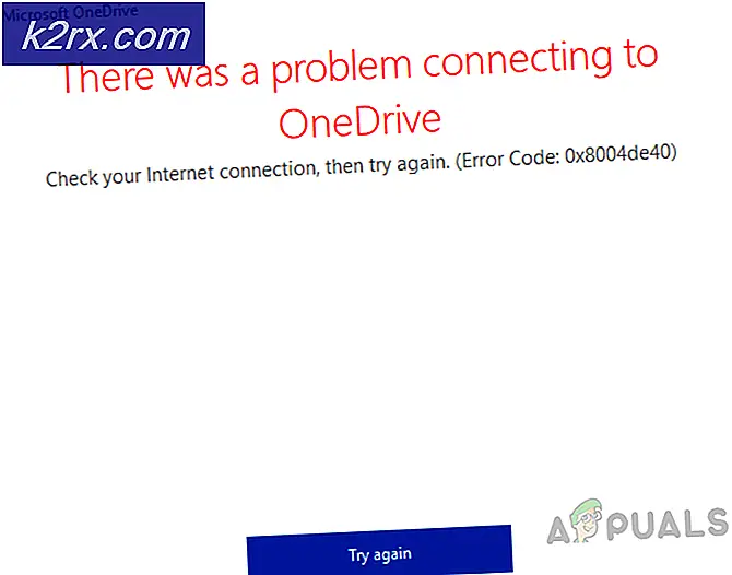 Hoe OneDrive-aanmeldingsfoutcode 0x8004de40 op Windows 10 te repareren?