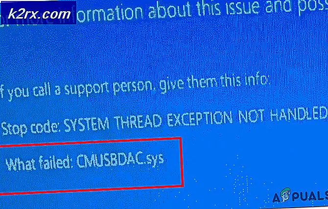Làm thế nào để sửa lỗi màn hình xanh chết chóc của CMUSBDAC.sys trên Windows 10?