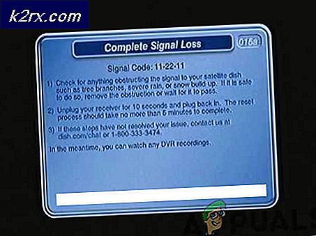 Khắc phục sự cố Lỗi mất tín hiệu hoàn chỉnh trên DISH