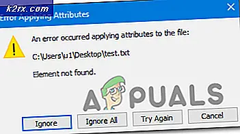 Fix 'Er is een fout opgetreden bij het toepassen van attributen op het bestand' op Windows
