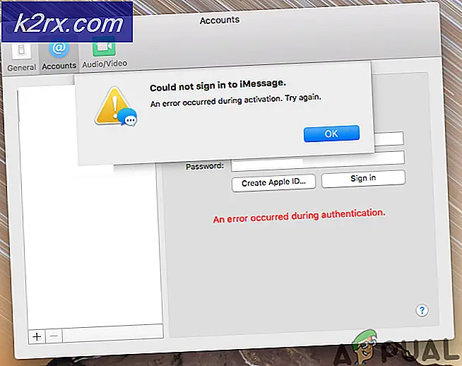 Løs fejlen Kunne ikke logge på iMessage-fejl på MacOS