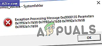 Auflösen der Ausnahmeverarbeitungsnachricht 0xc0000135