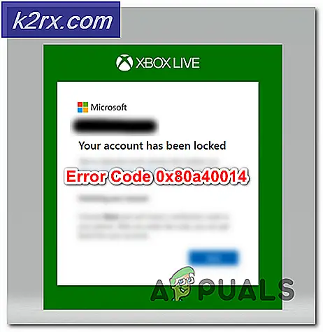 Khắc phục lỗi ‘Tài khoản của bạn đã bị khóa’ (0x80a40014) trên Xbox One