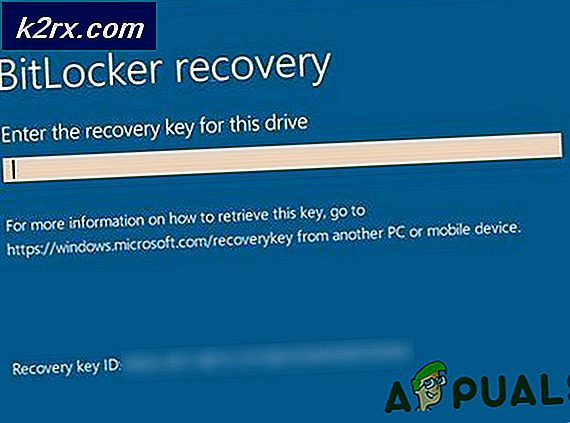 Fix: BitLocker-återställningsnyckel hittades inte