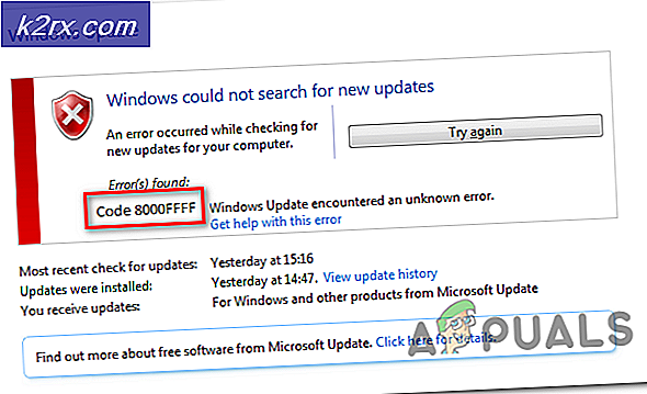 Nemme rettelser til Windows Update-fejl 8000FFF