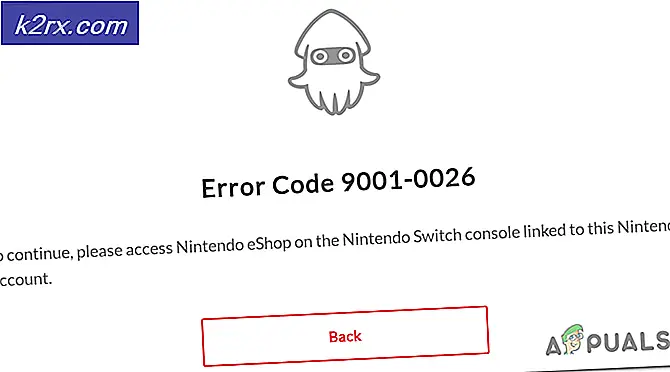 Oplossing: Nintendo Switch-foutcode 9001-0026