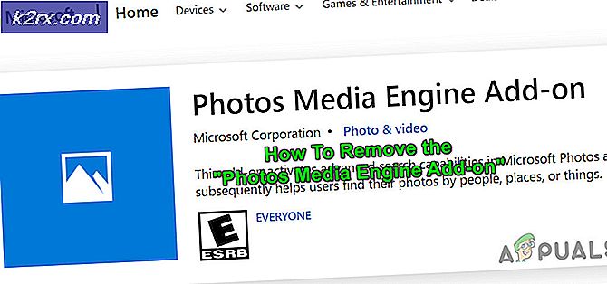 Oplossing: de add-on Photos Media Engine verwijderen