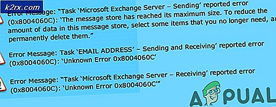 แก้ไข: Outlook Error 0x8004060c
