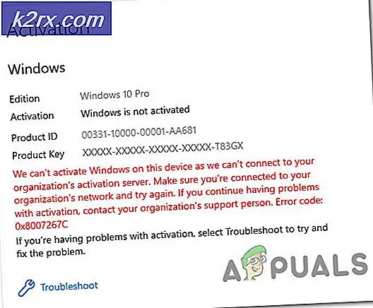 Wie behebt man den Windows-Aktivierungsfehler 0x8007267C?
