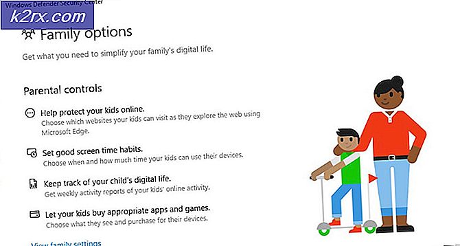 Hur döljer jag familjealternativet i Windows 10?
