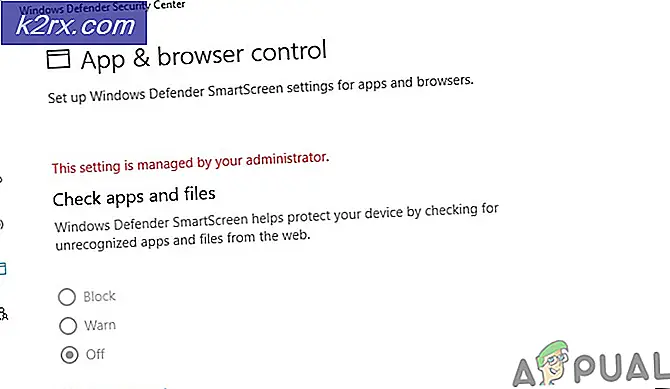 Hoe het app- en browserbeschermingsgebied in Windows 10 te verbergen?