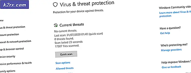 Wie verstecke ich den Viren- und Bedrohungsschutzbereich in Windows 10?
