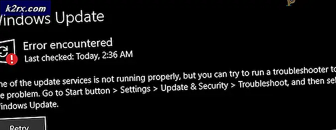 En av uppdateringstjänsterna körs inte ordentligt i Windows Update
