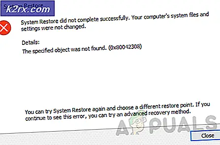 Hoe systeemherstelpuntfoutcode 0x80042308 op Windows 10 te repareren?