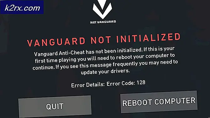 Hoe Valorant Vanguard Not Initialized Error Code 128 te repareren