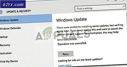 Oplossing: Windows Update-fout 0x8024000b op Windows 10